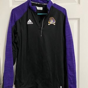 Adidas East Carolina Quarter Zip